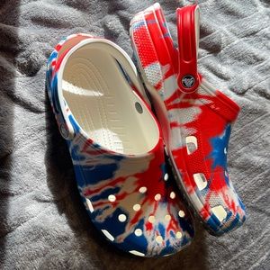 Tie-Dye Crocs size 12
